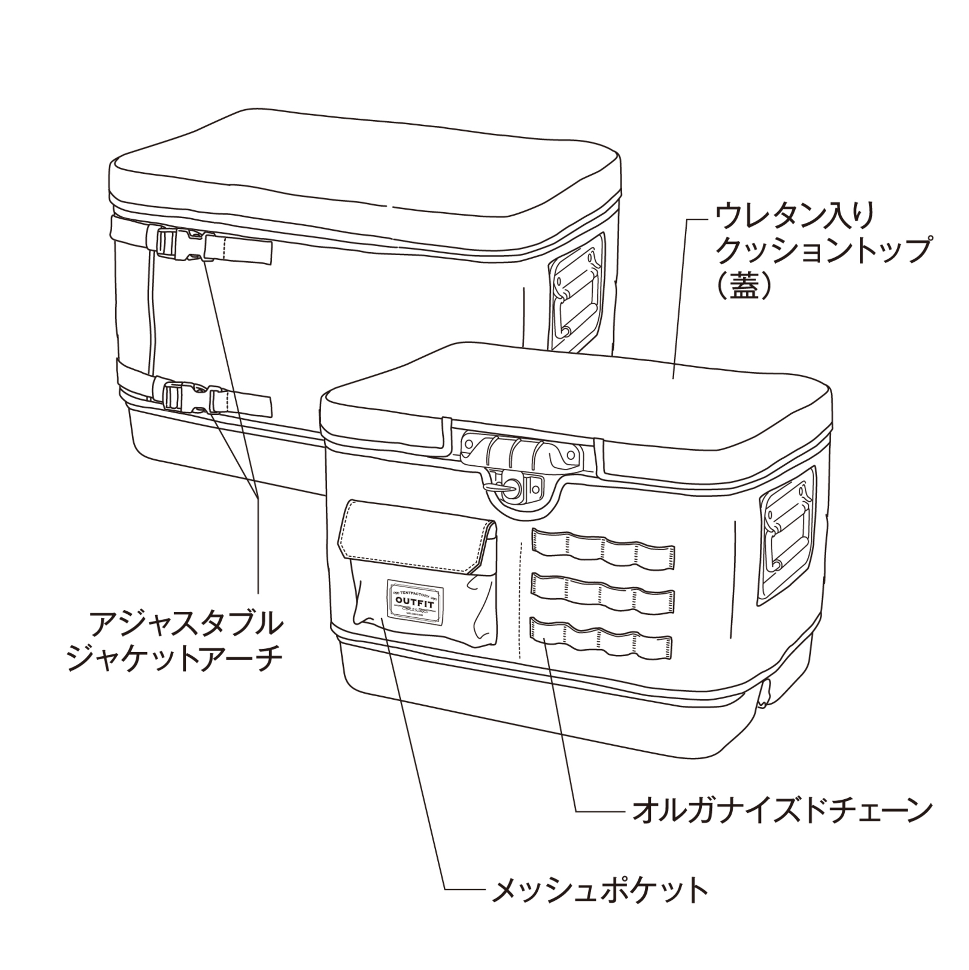 クーラーカバージャケット M